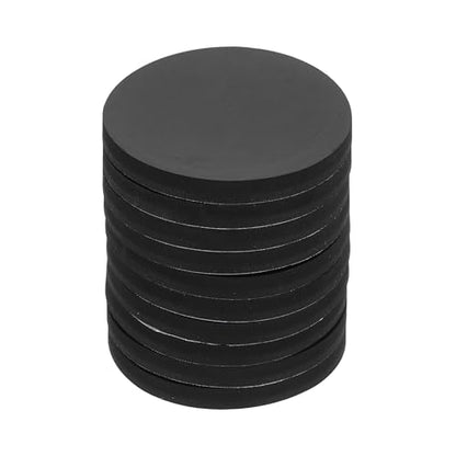 PATIKIL Non Slip Furniture Pads 2-3/16" (55mm x 5mm), 10 Pcs Adhesive Backed Round Rubber Feet Anti-Scratch Rubber Furniture Grippers for Hardwood Floor Electronics Bed Drawers DIY - size: 55mm x 5mm