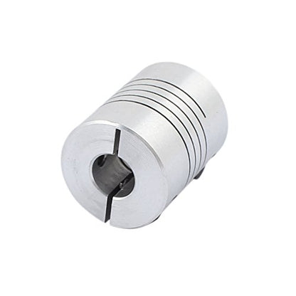 uxcell 6.35mm to 8mm Shaft Coupling 25mm Length 20mm Diameter Stepper Motor Coupler Aluminum Alloy Joint Connector for 3D Printer CNC Machine DIY Encoder - size: 6.35-8mm