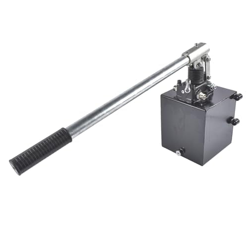 Double Acting Hydraulic Hand Pump, 5 QTs Tank, 2.7 CID, 3600 PSI - size: 5 QTs, 2.7CID