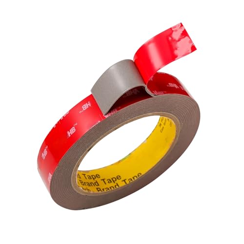 Double Sided Tape Heavy Duty, 1/2in x 15.6ft Strong Adhesive 4611 Foam Tape