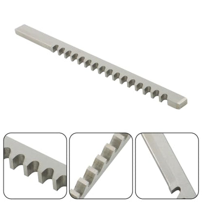 kimllier 3/16 Inch Keyway Broach, B Push-Type, High Speed Steel