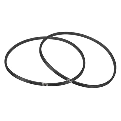 uxcell 2Pcs O-710 O Type V-Belt 710mm/28 Inner Length x 0.39" Width x 0.24" Height, O-Type Closed-Loop Rubber Transmission Belt - size: O-710