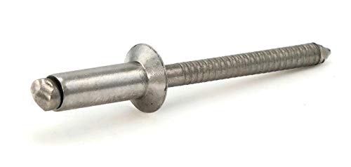 POP Rivet Countersunk 304 Stainless Steel - 6-10C 3/16" x 5/8" Gap (0.501-0.625) Qty-25