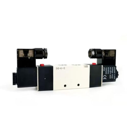 Solenoid Valve AirTAC 4V230C-08 DC12V 1/4"PT Double Solenoid 5/3 Way Closed Center Air Pneumatic Internal Pilot 21-114 PSI 5 Port 3 Position Have Memory Function. - size: 4V230C 08 1/4"PT, style: DC12V