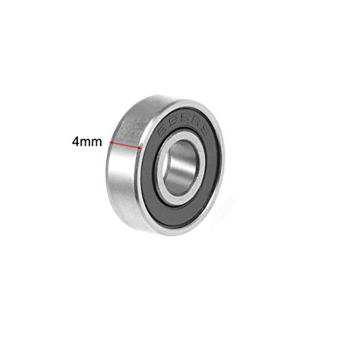 uxcell 695-2RS Deep Groove Ball Bearing 5x13x4mm Double Sealed ABEC-3 Bearings 5-Pack - size: 5mmx13mmx4mm