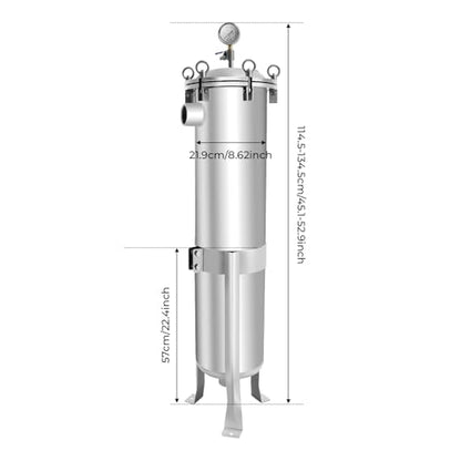 #2 Bag Filter Housing Stainless Steel Filter Solid-Liquid Separation Tool
