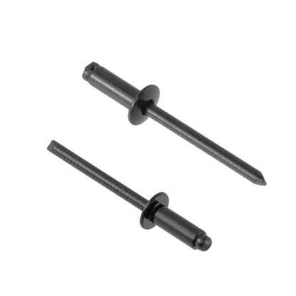 Antrader 3/16" x 1/2" Stainless Steel Blind Pop Rivets,Black,100Pcs - color: All Black, size: 4.8mm x 12mm
