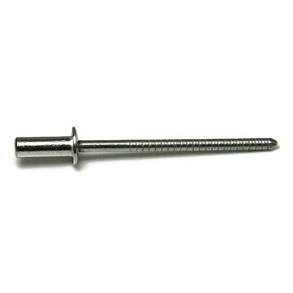 Closed End Sealed Pop Rivets 1/8#4CE Stainless Steel Blind Rivets 4-2, 1/8" x 1/8" Grip (0.063-0.125) QTY 100 - size: 4-2, 1/8" x 1/8" Grip (0.063 - 0.125)