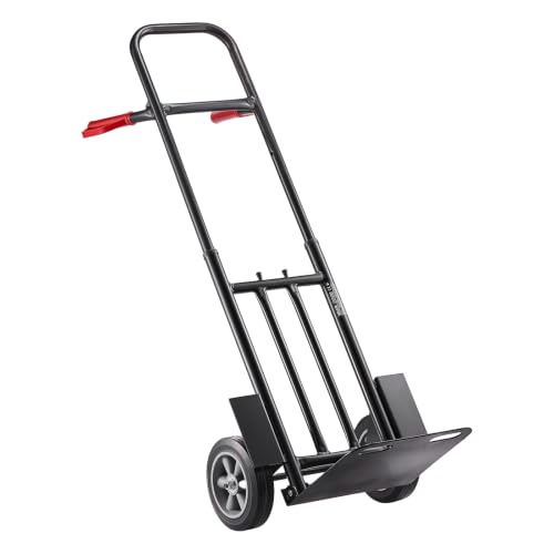 VEVOR Hand Truck, 600 lbs Load Capacity, Heavy-Duty Truck Dolly with Wheels - size: 600 lbs