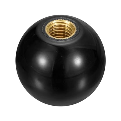 uxcell Threaded Ball Knobs, M12 Female Thread Thermoset Ball Knob 40mm Dia - color: Black, size: M12x40mm