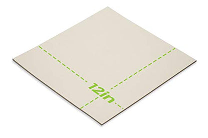 MATNIKS Rubber Sheet, Heavy Duty, High Grade, Nitrile (NBR) Hardness A60, Off-White, 12x12-Inch by 1/16" (+/- 5%) for Plumbing, Gaskets DIY Material, Supports, Leveling, Sealing, Bumpers, Protection, - size: 12x12x1/16-inch White