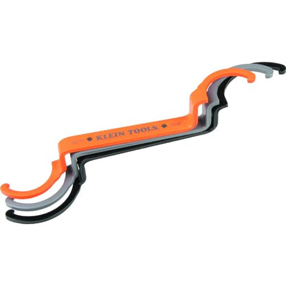 Klein Tools NCVT-6 Non-Contact Volt Tester, 12-1000V AC Pen with Integrated Laser & 50900R Conduit Lockout Wrench Set, Tighten and Loosen Locknuts in Tight Spaces