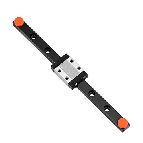 600mm MGN9 Linear Sliding Rail Guide with a MGN9C Carriage Block for 3D Printer and CNC Machine,Black (MGN9C, 600mm) - style: 600mm