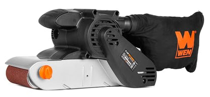 WEN 10-Amp 4-by-24-Inch Variable Speed Combination Handheld and Benchtop Belt Sander (HB424V) - size: 4 x 24" (Handheld and Benchtop), style: 24-inch + Variable Speed