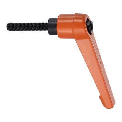 uxcell Clamping Lever Handles for Lathe, M5x25mm Male Thread Orange - size: M5x25mm