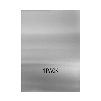 430 Stainless Steel Metal Plate, Suitable for Magnetic Installation Plate Walls, Suitable for Metal Plates in processes, Kitchens, and Offices (1, 0.5mm Thick, 12 x 6 x 0.02 Inch) - size: 12 x 6 x 0.02 Inch