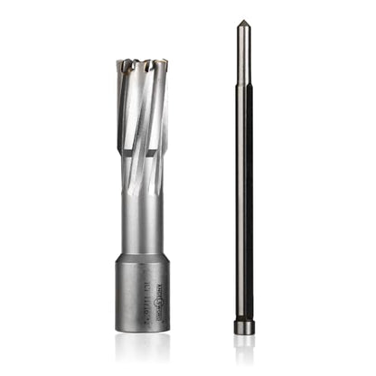 ANGELSWORD TCT Annular Cutter Diameter 11/16", Cutting Depth 2" Tungsten Carbide Tipped, Mag Drill Bits Kit for Magnetic Drill Press, with One 1/4"*4" Pilot Pin - size: E. 18mm(11/16"+0.02"), style: TCT 2" Cut Depth