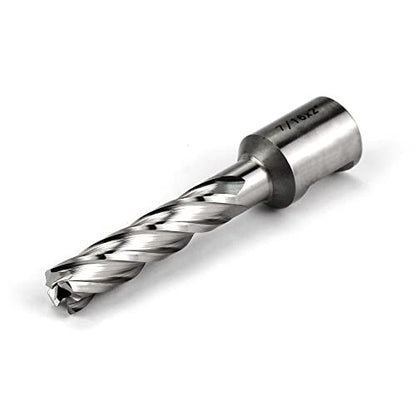 OSCARBIDE 7/16" x 2" HSS Annular Cutter 3/4" Weldon Shank Mag Drill Bit