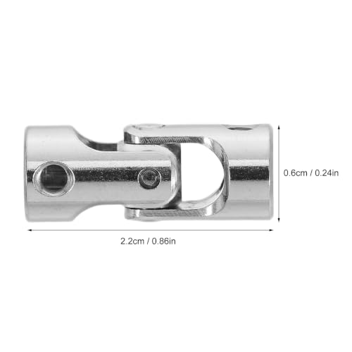 BESPORTBLE Stainless Steel Micro Universal Joint Coupling 4mm to 4mm