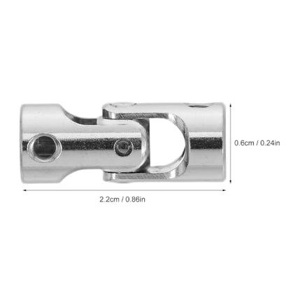 BESPORTBLE Stainless Steel Micro Universal Joint Coupling 4mm to 4mm