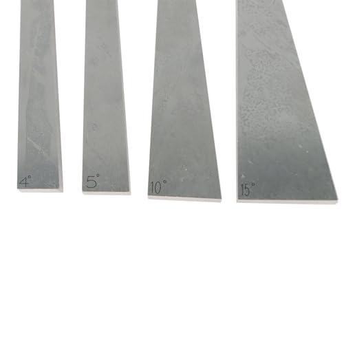 kimllier 10Pcs Angle Gauge Block Set, Accuracy Steel Gauge Block