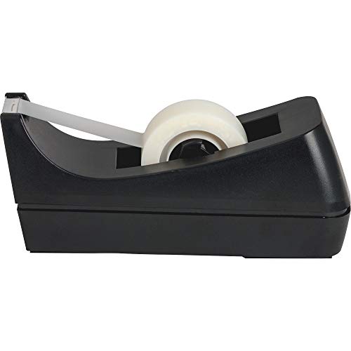Business Source Standard Desktop Tape Dispenser, Black, 1 in (BSN32954) (Pack of 3) - size: 1 In (Pack of 3)
