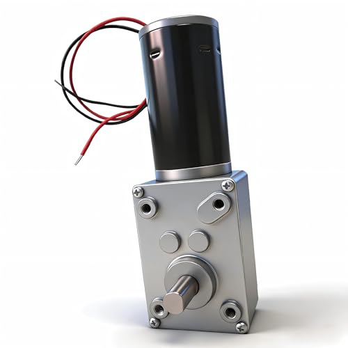 DC 24V Gear Motor 200RPM 4.5Kg.cm 8mm Single Shaft Self-Locking High Torque Speed Reduction Motor, Reversible Mini Turbine Geared Motor JSX32-31ZY - size: 24v 200rpm