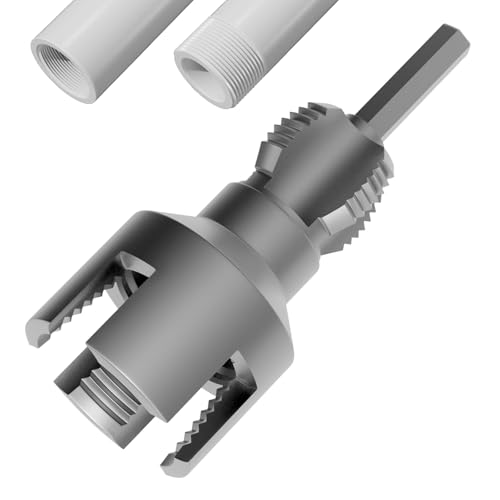 Integrated Internal & External Pipe Threading Tool (1" Dies) - size: 1"
