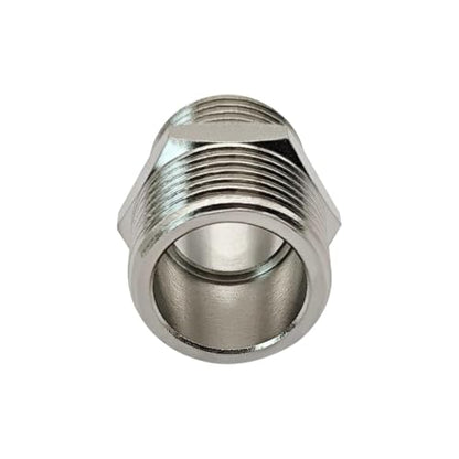 7/8" Male Thread to 1/2" Male Threaded Toilet Bidet Hose Adapter (Pack of 1) - size: 7/8" Male x 1/2" Male