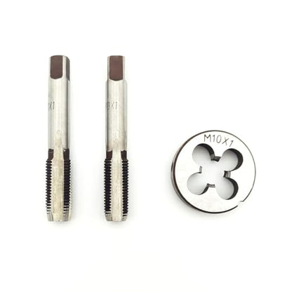 AtticZone M10 x 1.0 Metric Hand Thread Tap and Die Set, Right Hand - size: M10x1.0