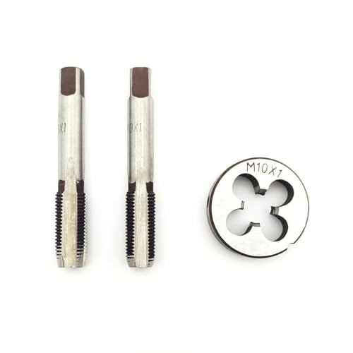 AtticZone M10 x 1.0 Metric Hand Thread Tap and Die Set, Right Hand - size: M10x1.0