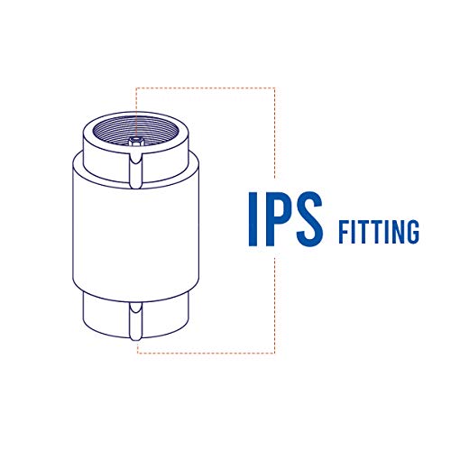 Midline Valve 372U256-5 Inline Spring Loaded Check Valve, Backflow Prevention, Lead-Free 3/4 in. FIP Connections, Cast Brass (5 Pack) - size: 3/4 in., style: 5 Pack