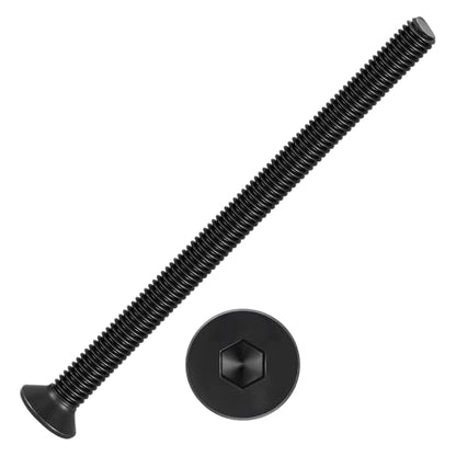 50Pcs[M3-0.5x50] Flat Head Socket Cap Screw Countersunk Bolt - size: M3-0.5x50mm