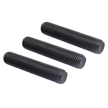 30pcs M8x80mm Fully Threaded Stud, Grade 8.8 Alloy Steel Black - size: M8*80