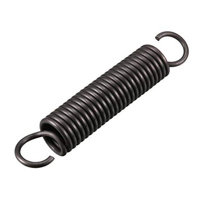 uxcell Extension Spring - 2.5mm Wire Dia, 18mm OD, 100mm Free Length Spring Steel Small Dual Hook Tension Spring - size: 100mm