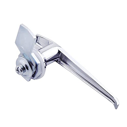 2Pcs Mailbox Cabinet Metal Keyed Security Handle Latch Silver