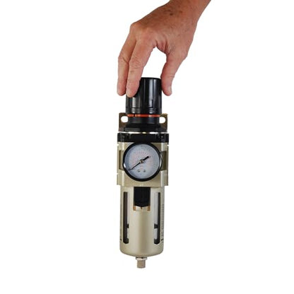 Primefit FR1203G 1/2-Inch Air Filter Regulator Combo with Gauge