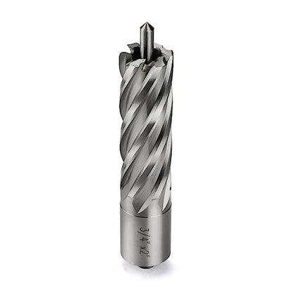 Annular Cutter JESTUOUS 3/4 Inch Weldon Shank 3/4 Cut Dia 2 Cut Depth