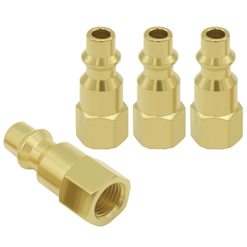 Joywayus 4PCS 1/8 Inch NPT Female Industrial Air Hose Quick Connect - size: 1/8"NPT Female