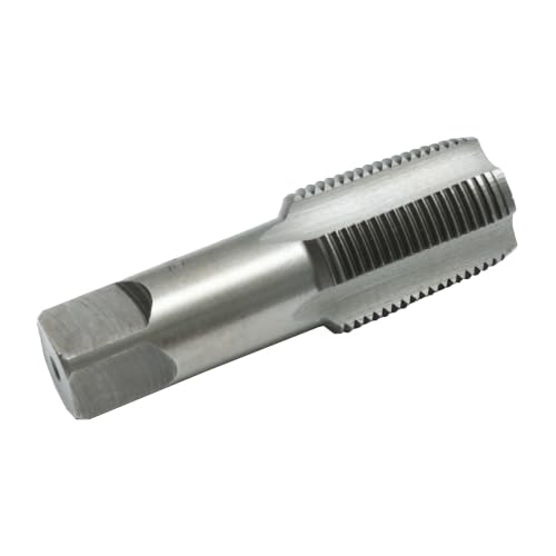 HFS(R) 3/4" NPT Pipe Tap – Carbon Steel Pipe Threading Tool for Industrial, Plumbing & Auto Repair, Professional DIY Thread Cutting - size: 3/4"