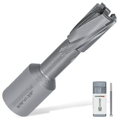 EASEWORK TOOL Carbide-Tipped Annular Cutter, 9/16" Diameter x 1-3/8" Depth - size: 9/16"x1-3/8"