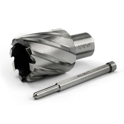 Annular Cutter JESTUOUS 1-5/16 Inch Cut Dia 3/4 Weldon Shank 1 Cut Depth