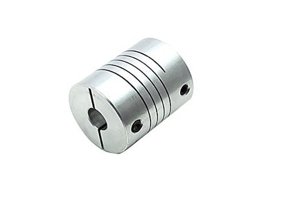 8x12.7mm 1/2" Flexible Shaft Coupling Stepper Motor Coupler D25 L30