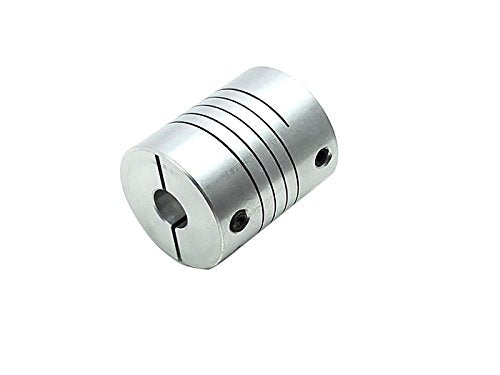 8x12.7mm 1/2" Flexible Shaft Coupling Stepper Motor Coupler D25 L30