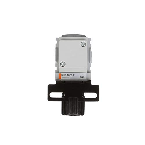 PneumaticPlus PPR2-N02BG-2 Low Pressure Air Regulator, 0-30 PSI, 1/4" NPT - size: 1/4" NPT (3-30 PSI)