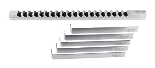 Accusize 3/4 in Style E HSS Keyway Broach - size: 3/4 in -E