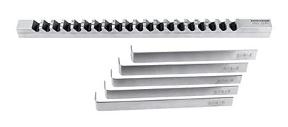 Accusize 3/4 in Style E HSS Keyway Broach - size: 3/4 in -E