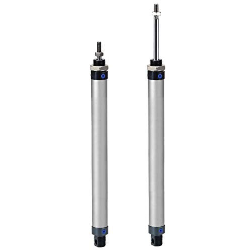 uxcell Pneumatic Air Cylinder MAL16 x 400,16mm Bore 400mm Stoke M6,Single Rod Double Action - size: 16 x 400mm