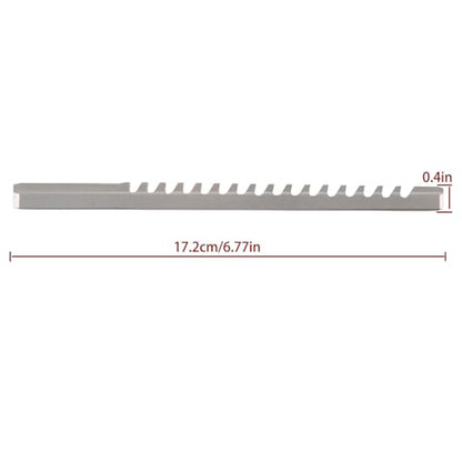 findmall B1-5mm High Speed Steel Keyway Broach Set, with 1 Shim