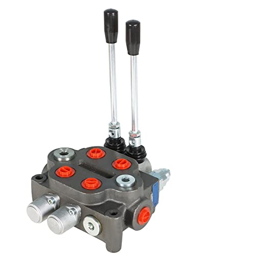 kimllier Hydraulic Directional Control Valve 2 Spool 25GPM 3000PSI